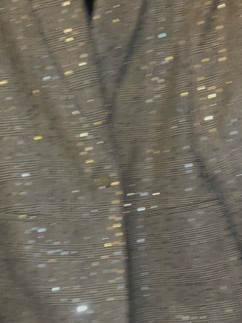 DKNY Brown Plaid Sequin Blazer - Picture 9 of 12